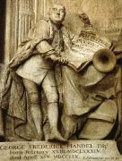 wolfgang amadeus mozart handel s memorial in westminster abbey oil painting